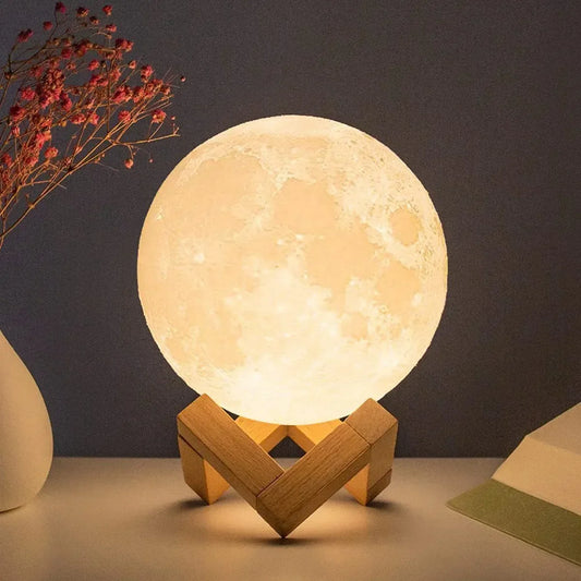 LunaGlow™ Mini Moon Lamp